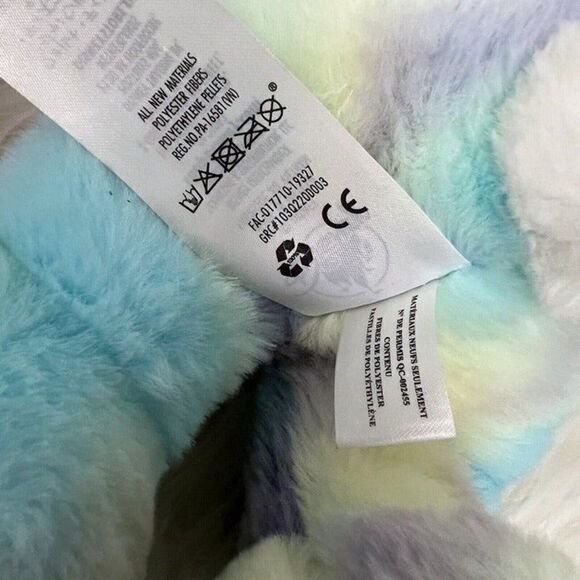 Disney Store 2020 Tie Dye Mickey Mouse Plush Easter Bunny Suit Stuffed Animal - Picture 10 of 10